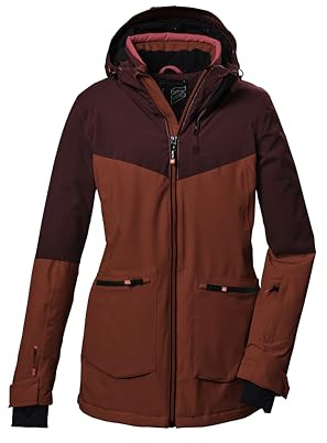 Killtec Damen Ksw 40 Wmn Ski Jckt Skijacke/Funktionsjacke mit Kapuze, Schneefang und Unterarmventilation