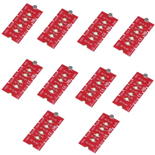 JMT NGFF NVME M2 M2PLUS 2230 a 2280 Scheda adattatore 2230, 2242, 2260, 2280 Trasferimento esteso Cambiamento di dimensione per M.2 U.2 M3 M.3 SSD (10 pezzi)