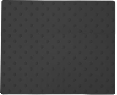 Dalle podotactile Caoutchouc - 620mm - Noir