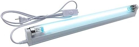 UV-lampa, desinfektionssteriliseringslampa UVC-antibakteriell hastighet 100% bärbart desinfektionsmedel LED-desinfektionsljus, vit, 30W