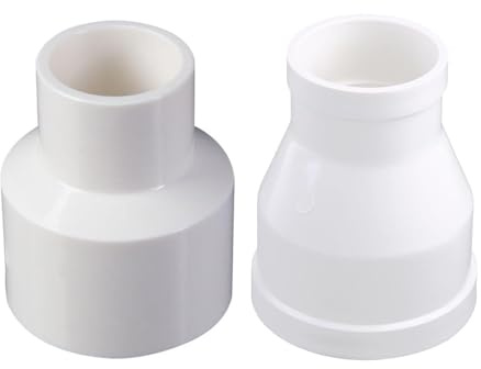 Zgehnao Vakuum Aufsatzadapter Für Zyklon Staubsammler Vakuumschlauch Adapter Schlauchanschluss Reduzierstück 50 Mm Bis 32/40/63/75 Mm