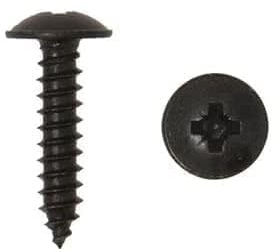 Black Self Tapping Screws Flange Head Flanged Tappers - 3.9-4.8mm (Pack of 10, 20, 50, 100, 200) (10, 4.2x13 (8x1/2))