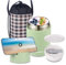 Nuo desire 600ML Edelstahl Warmhaltebehälter,Thermobecher mit Deckel für Suppen, Müsli & Joghurt. Auslaufsicher, 24h Warmhaltung, Inkl,Faltbarem Löffel (Grün)