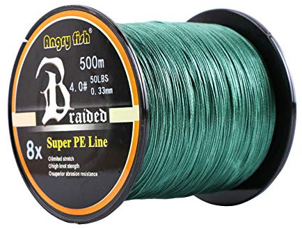 L PATTERN 8 Fach Geflochtene Angelschnur Stark Ziehen Angelschnur 500M/1000M PE Glatte Salzwasser Süßwasser Angelsehne für Barsch, Hecht, Zander Angeln