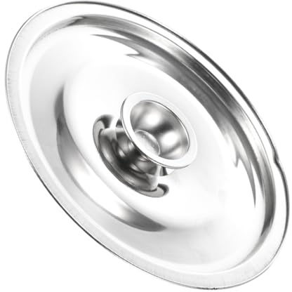 Edelstahl Universeller Topfdeckel für Pfannen und Töpfe | Ersatzdeckel, 12cm Größe, Silberfarben, für Kochgeschirr in Küche und Haushalt, Passend für Pfanne