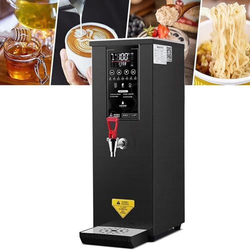 RoyceBee Eletric Water Boiler, 60L/H Commercial Hot Water Dispenser with Filter, Stainless Steel Countertop Boiling Water Machine, Automatic Rapid Heating for Restaurant, Home, Office,Black