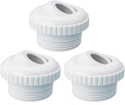 Buse de Piscine, 3pcs Buses de Jet de Piscine, Buse Refoulement Piscin, Buses d'entrée de Piscines, Busess D'entrée pour Piscines, Busess de Sortie de Piscin,pour Accessoires de Bec de Piscins