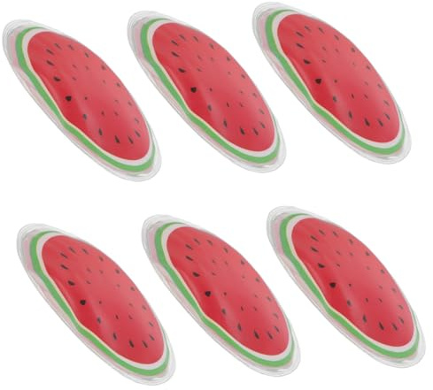 VILLFUL Impacchi di Ghiaccio Freschi e Lenitivi Riutilizzabili per Occhi e Viso 6 Pezzi in Pvc per Alleviare Fastidi e Gonfiori Effetto Refrigerante