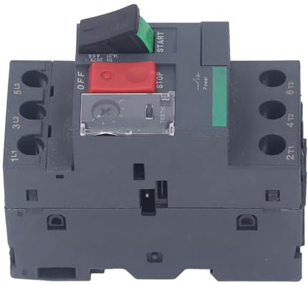 Interruttore di interruttore a motore Terma magnetica Termico Tipo 35 mm Montaggio AC 690 V Interruttore di protezione del motore per attrezzature e macchinari industriali (Gv2-ME06 1-1.6A)