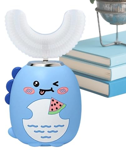 Opdestn Spazzolino Automatico Per Bambini,Timer 120 Secondi 3 Modalità,Spazzolino Automatico Per Pulizia | Per Ragazzi e Ragazze, Cura Quotidiana, Prevenzione Carie, Incentivo Spazzolamento