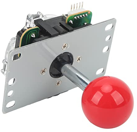 Yechiry Joystick, 3D Game Fighting Stick, Protective Pads Joystick, Litet Svingavstånd Snabba Rörelser Högkänslig, Idealisk för Kampspelkonsoler (Röd)
