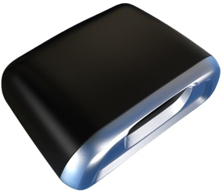 YARNOW Poubelle de Voiture Portable Mini Poubelle Latérale en ABS Argenté Boîte de Rangement pour Voyage en Voiture