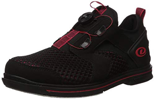 Dexter Men's Pro BOA Right Handed Bowling Shoes Black/Red - Size 9.5 Wide Width