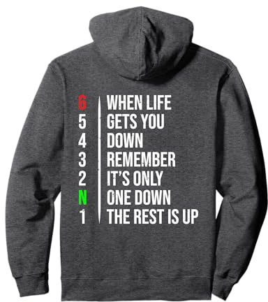 Motorbike Motorcycle Gears When Life Gets You Down Pullover Hoodie