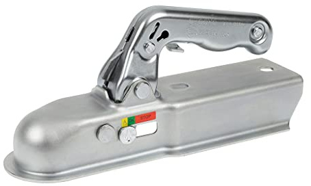 OROK - Tête d'attelage remorque, Timon remorque carré de 60mm - Compatible avec Tous Types de Boule d'attelage diam. 60mm - Capacité de Traction 800kg - Entraxe de Fixation 80mm - Homologué R55