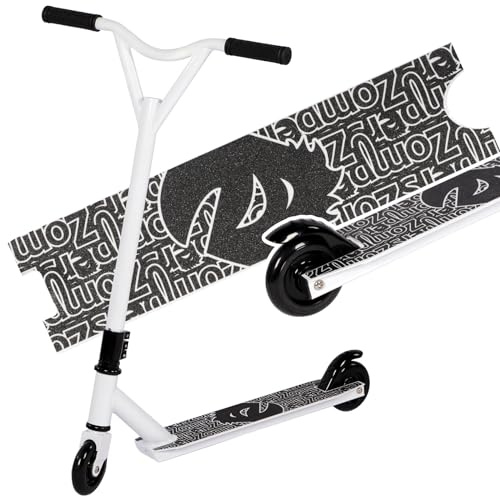 Guryon Pro Street Trick Scooter with 100mm PU Wheels, ABEC-9 Bearings - Beginner to Teen Freestyle Scooter, Ages 8-12+ (White)
