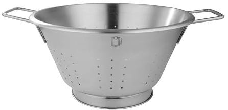 METRO Professional Escurridor de Lechuga, Acero Inoxidable 18/8, Ø 24 cm, Plata