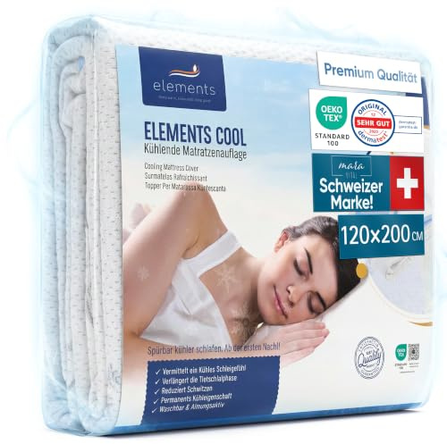Mara Vital Kühlende Matratzenschoner 120x200 | Endlich kühl schlafen Dank PCM Kühlfasern | Matratzenauflage gegen Schwitzen mit 3–5 °C Kühleffekt | Matratzenschutz für den Sommer OEKOTEX Zertifiziert