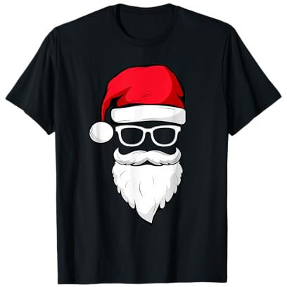 Weihnachtsmann Nikolaus Christmas Santa Lustig Weihnachts , Kurzarm, T-Shirt