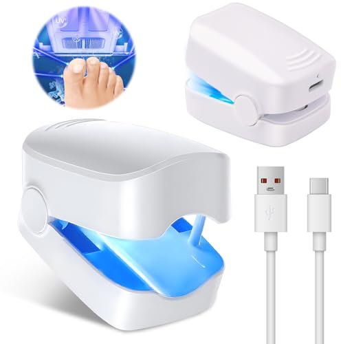 Nagelpilz Laser, Lichttherapie Nagelpilz Behandlungsgerät Tragbare Kaltlasertherapie Wiederaufladbarer Nagelpilzlaser, Zehenpflegezubehör Heimgebrauch Schmerzlos, Heilung von Pilz-Onychomykose.