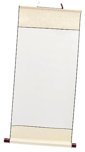 VILLFUL Professionelle Chinesische Kalligraphiepapierrolle Leicht Und Tragbar Saugfähiges Xuan-papier Mit Klarer Textur Für Anfänger Und Fortgeschrittene Blanko Schriftrolle Für Malerei Un