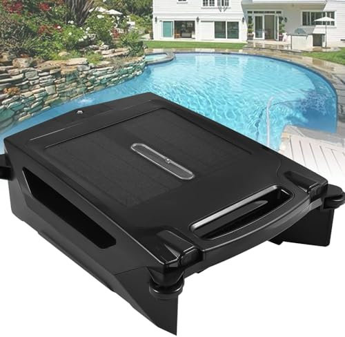 moupeaktain Limpiador Robótico Inalámbrico para Piscinas, con Modo Dual Solar/Recargable, Skimmer para Piscinas con 3.4L Cesta, Aspirador para Piscinas con Escape/Evitación De Obstáculos