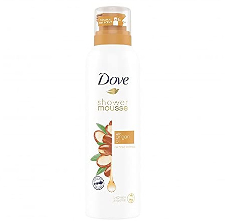 Dove Mousse Doccia Con Olio Di Argan Nutriente 200 Ml (12, Unità)