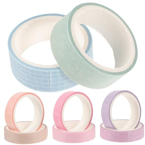 LALAFINA 3 Sätze Taschenband Bausatz Punkt Funkeln Spender Scrapbooking Zubehör The Washi Tape Washi Tape Zum Verpacken Von Geschenken Buntes Klebeband Japanisches Papier 8 Rollen * 3