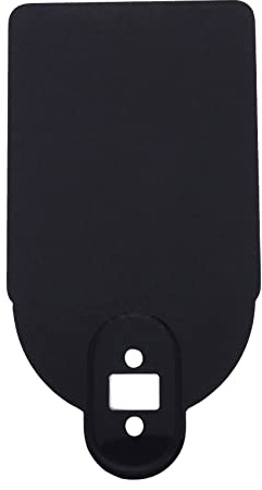 Swiixxer Nummern Schild für M365 Roller Kennzeichen Halter Warn Schild Roller Skateboard ZubehöR Schwarz