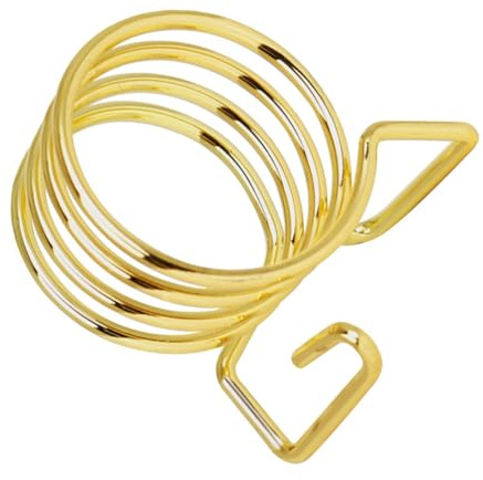 Vaguelly Pinza para Boquilla de Saxofón Alto Dorada de Metal Mecanizado de Precisión y Ajuste de Apriete, Soporte Adecuado para Músicos y Accesorios de Instrumentos de Viento