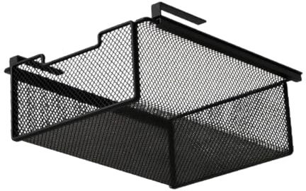 FytStycale Organisateur de Sous-Vêtements, Organisateur de Rangement en Métal, Panier de Tiroir Coulissant Suspendu pour Armoires, pour Armoires de Bureau et de Maison, Noir