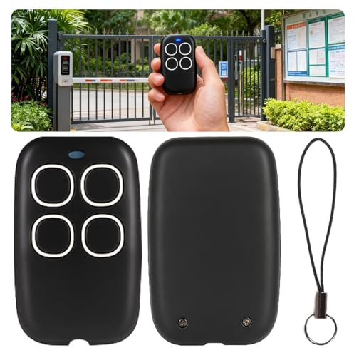 Amztour Mando de Garaje Universal 4 en 1 Multifrecuencia 280-868 MHz Clonador Mando Puerta Garaje Rolling Code Autoaprendizaje Compatible con BFT MITTO/M/A/RCB,TRC,GHIBLI,MURALE,KLEIO