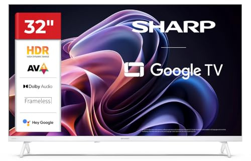 Sharp 32 Pollici HD Ready Google TV™ HDR10 Dolby Digital Bluetooth 32HF2265EW (HF Series)