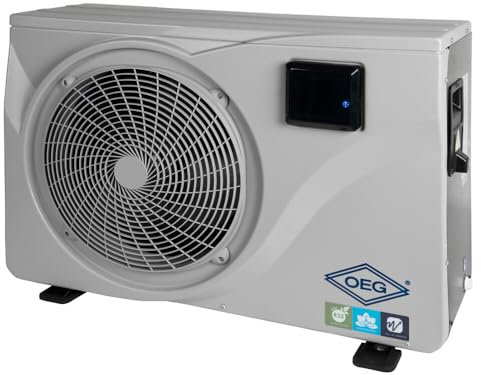 OEG Pool Wärmepumpe 12 kW 230V mit Invertertechnik & Titan-Wärmetauscher Schwimmbadheizung