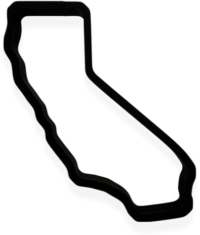 California State Cookie Cutter with Easy Push Design (4 inch)
