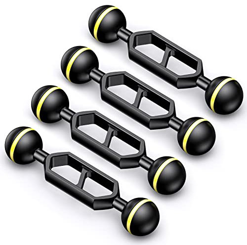 Seafrogs AM-9-4 bras à rotule en alliage d'aluminium de 10,2 cm pour système d'éclairage sous-marin pour lumière stroboscopique/vidéo/caméra de plongée