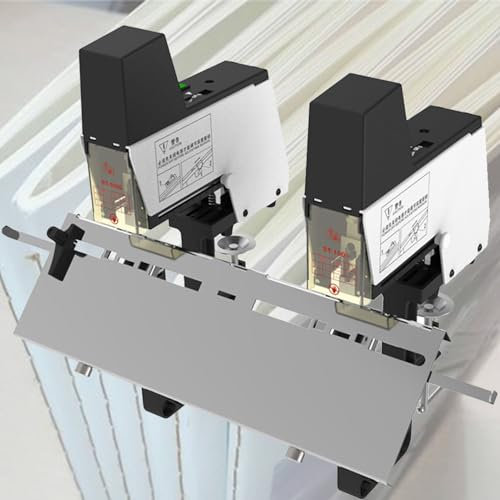 Grapadora Encuadernadora Rápida Automática Eléctrica,Grapadora De Escritorio Con Pedal,Grosor Encuadernación 40 Hojas,Para Uso En Fábrica,Oficina Y Hogar,doublehead