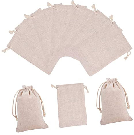 Ciieeo 10 Pièces Sachet Costume Os Bouillon De Brassage De Passoire À Épices De Filtre À Café Filtrer Les en Mousseline Organisateur De Stockage De Cuisine