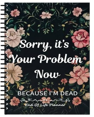 Planificador de fin de vida – Cuaderno informativo para el final de la vida | Arreglos finales guiados, carpeta de planificación funeraria para colección