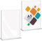 WAXKOP 2 Pezzi Espositore Plexiglass Trasparente A5, Plexiglass Trasparente Porta Menu Da Tavolo Per Ristoranti, Caffetterie, Uffici, Foto (21 X 14,8 Cm)