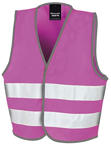 Result Core - Gilet de sécurité - Enfant (4-6 ans) (Rose)