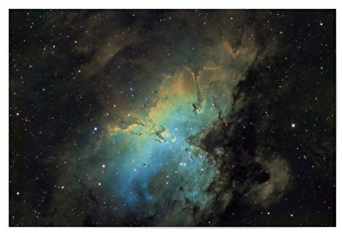 artboxONE Poster 30x20 cm Natur Pillars of Creation - Bild Säulen der Schöpfung Astronomie Hubble