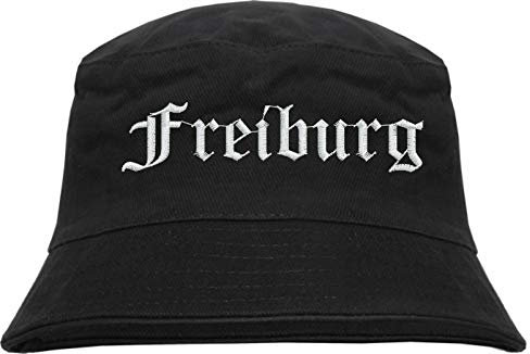 HB_Druck Freiburg Fischerhut - Bucket Hat - Bestickt - Schwarz L/XL
