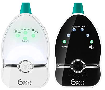 Babymoov Babyphone Easy Care - Digital Green Technology, niedrige Strahlung, 500m Reichweite