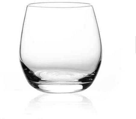 EDGE 99 Tumbler Glasses 405ml, 6 Piece Set, Tumbler Glass/Drinking Water/Whisky/Juice Glasses Everyday Glassware Set. Rolled Rims and Reinforced/Toughened Base