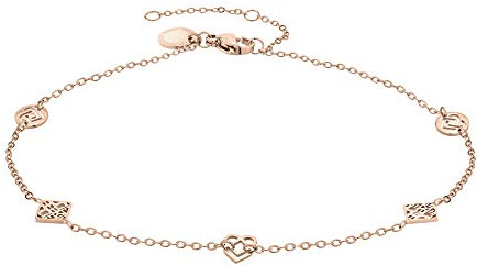 Liebeskind Berlin Fußkette aus Edelstahl in roségold LJ-0708-A-27