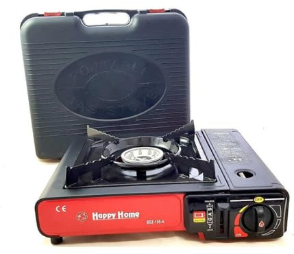 OISE ART STORE Trade Shop - Fornello A Gas Singolo Portatile con Custodia Bdz-155-a per Campeggio Hot Pot