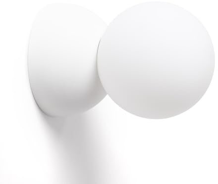 LEDKIA LIGHTING Applique Murale Plâtre ou Ciment Delya Blanc G9