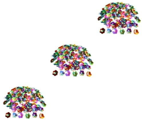 FRCOLOR 3St Pailletten Handwerk sequin scrapbook pflaumenentkerner guest book cheheltan DIY Pailletten Paillettenkunst Handwerk Pailletten Maniküre Verstreute Perlen Zubehör Nagelaufkleber