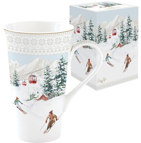 Easy Life - Juego de 1 taza gigante (60 cl, de porcelana chalet)